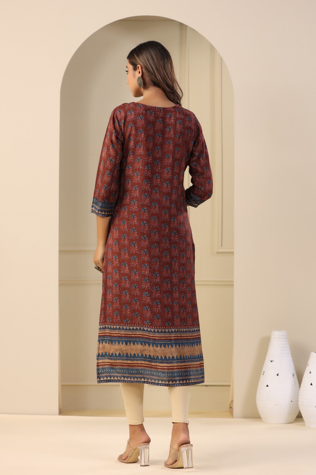 Burnt Sienna Kurta