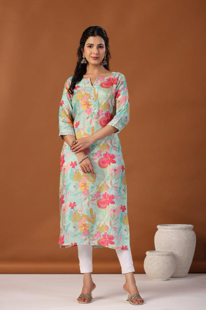 Sea Green Kurti