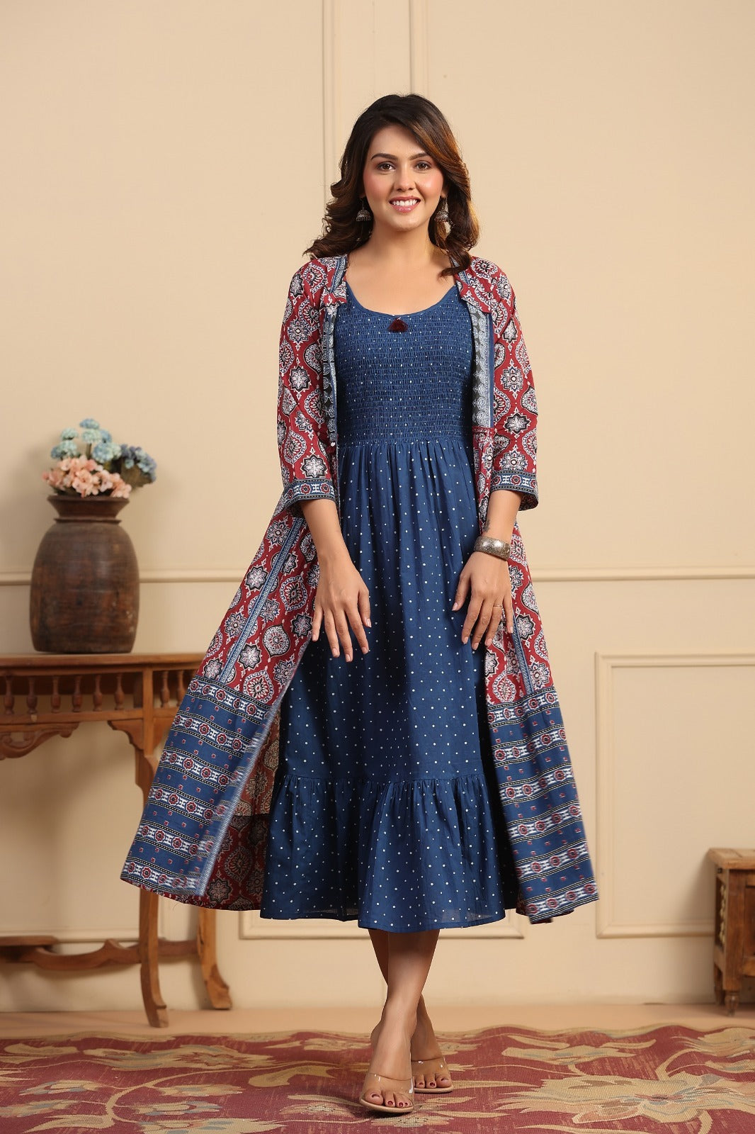 Indian Prints Shrung Dress