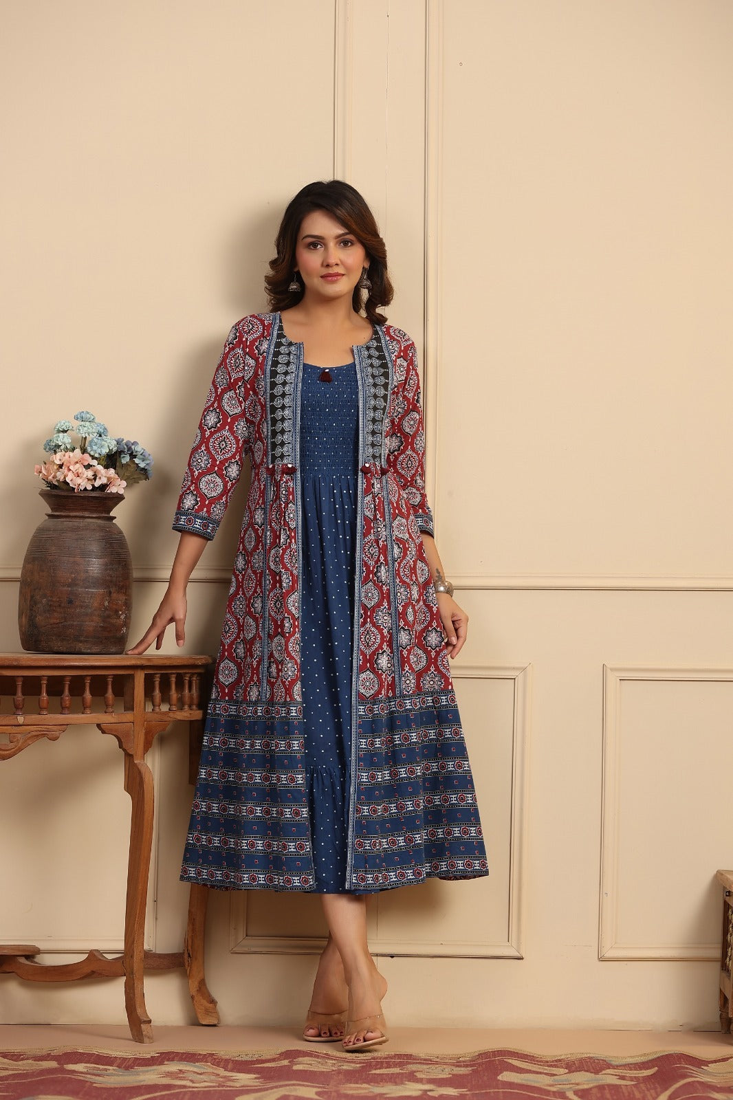 Indian Prints Shrung Dress