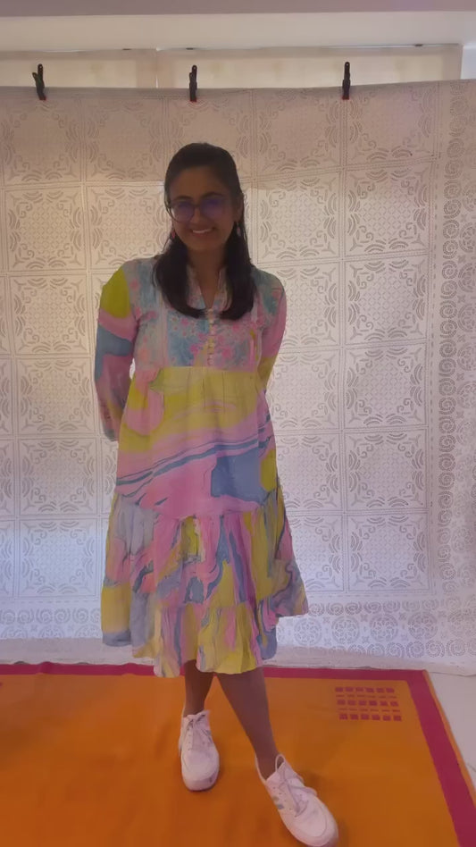 Wearable Fluid Art Dress