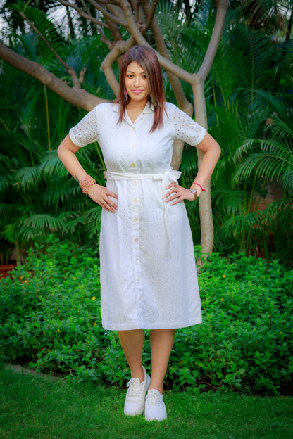 Classic White Dress