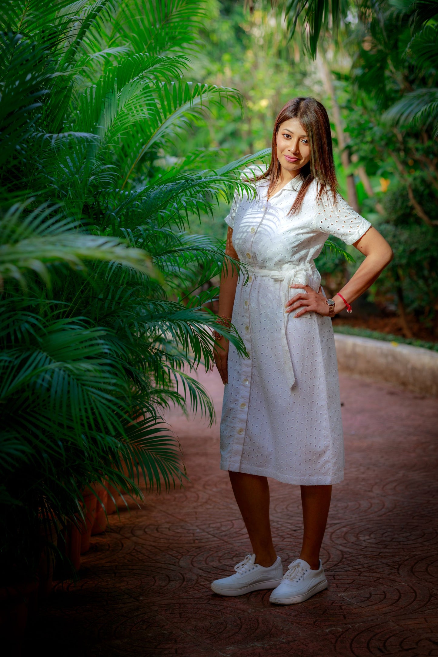 Classic White Dress